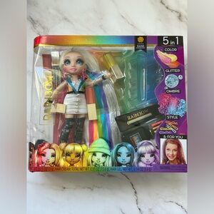 2020 Rainbow High Series 1 5-In-1 Hair Studio Amaya Raine Doll